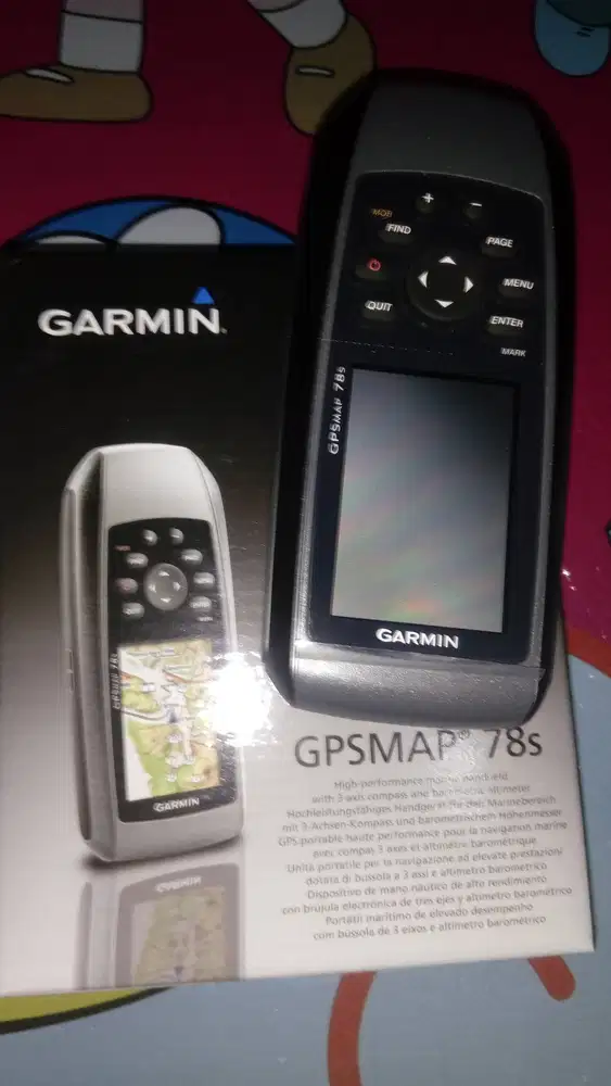 Garmin GPS 78S Pemetaan
