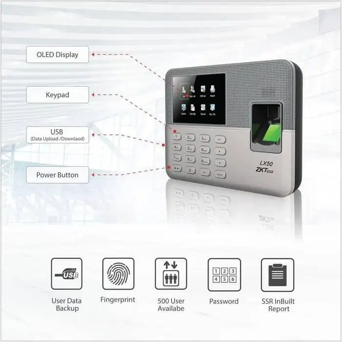 Fingerprint ZKTeco LX50 Sidik Jari Murah FREE PASANG Setangerang