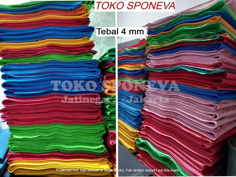 Busa Ati Warna Tebal 4mm / Spon Ati Warna T 4mm