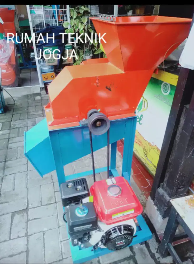 (RUMAH TEKNIK JOGJA) Pencacah jerami utk pakan ternak dan kompos