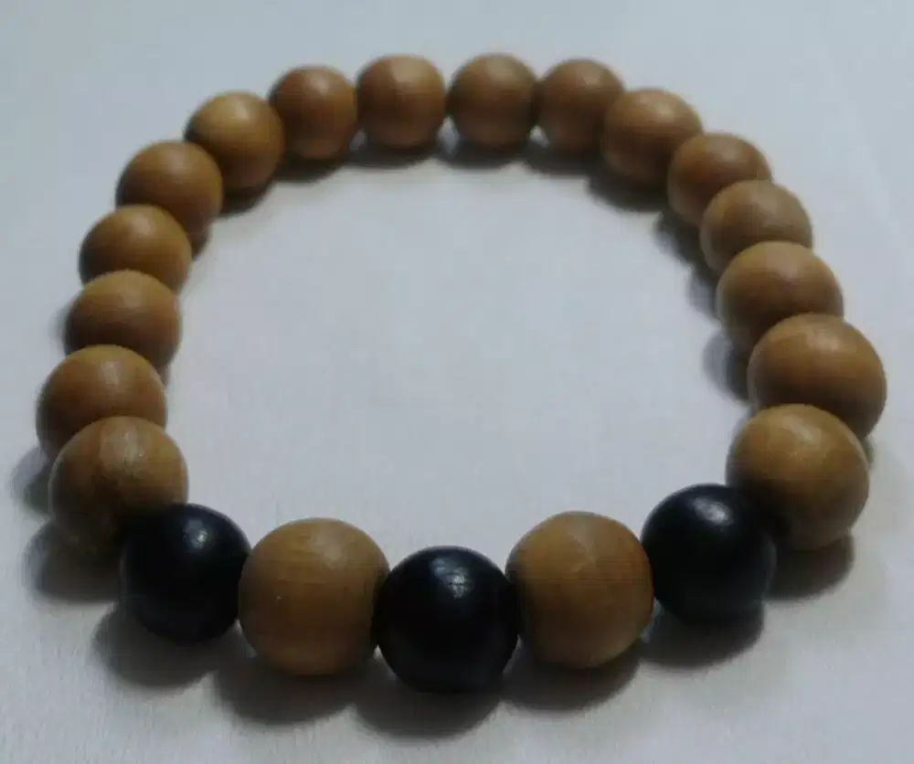 Gelang Kayu Kemuning Kombinasi Kelor