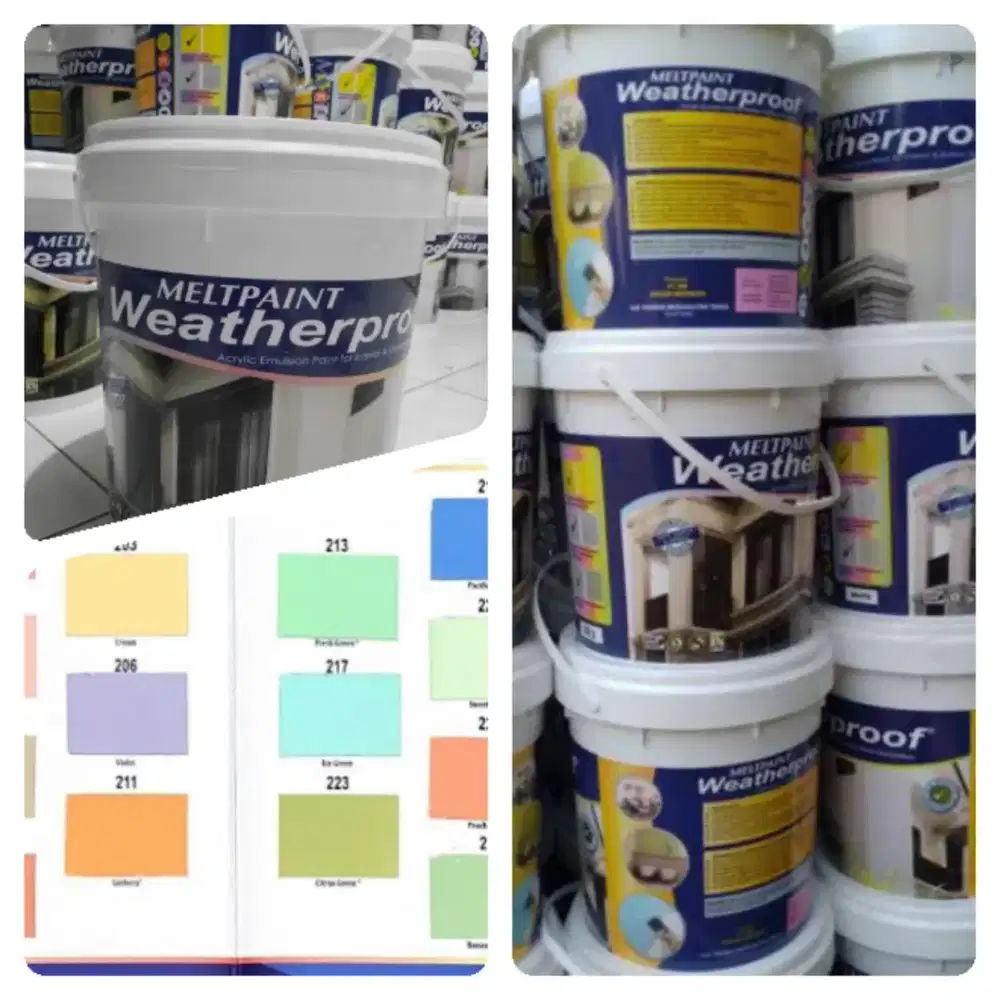 Cat weatherfroff anti pudar pesan antar