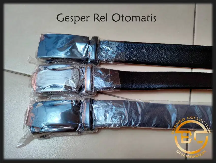 [Kulit Rel Otomatis v2] Ikat Pinggang / Gesper / Sabuk model Rell