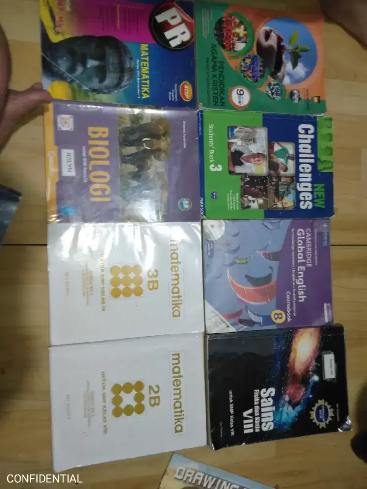 Buku sekolah SMP kelas 7 & 8