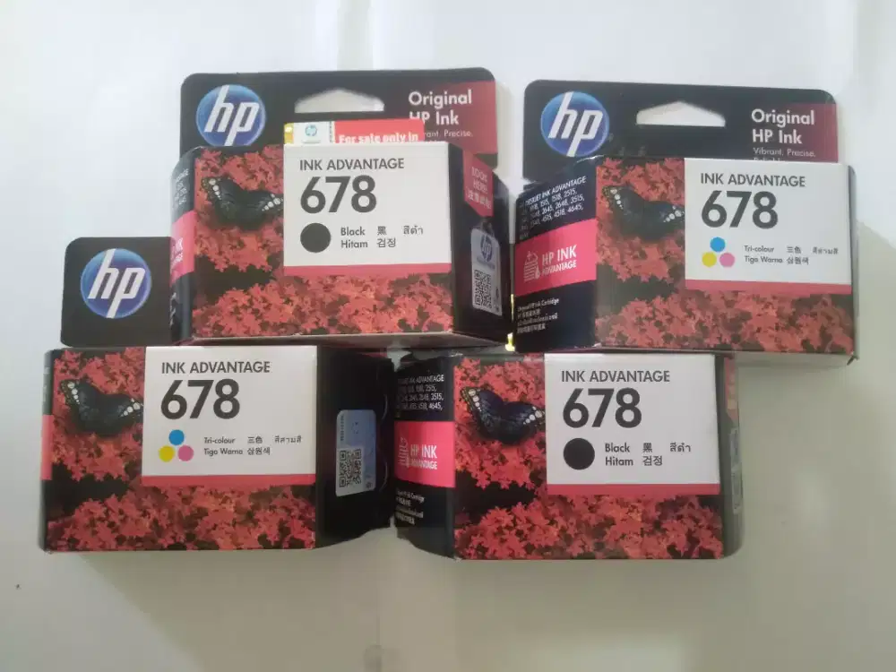 Menjual tinta hp 678 Black/ calar original