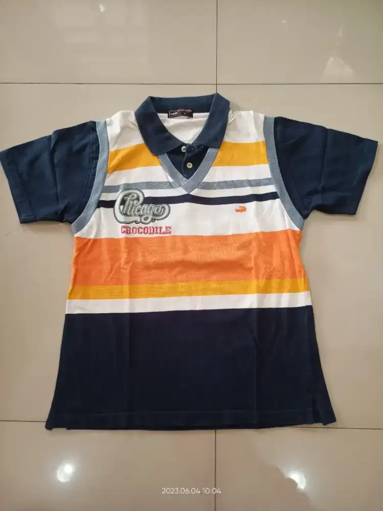 Baju polo shirt anak laki laki usia 14 tahun crocodile