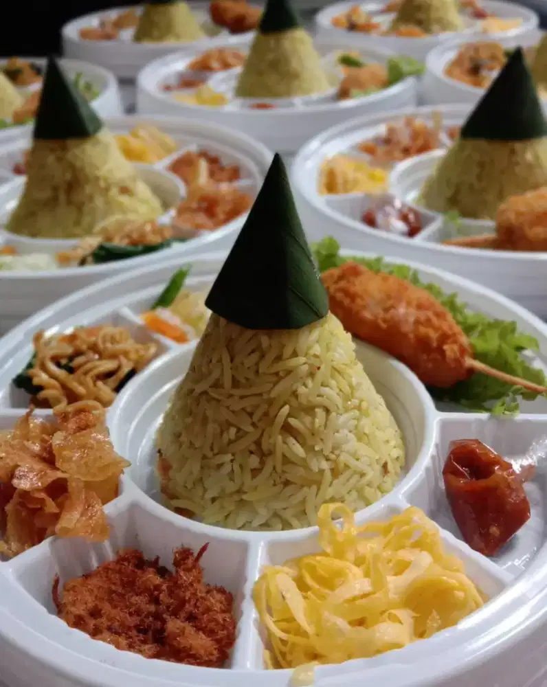 Tumpeng mini Nasi Briyani