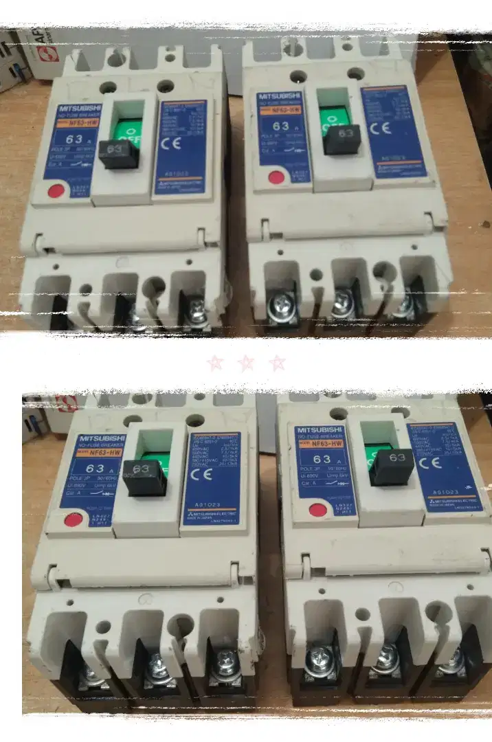 Mccb/Breker Mitsubishi NF63-HW 63A