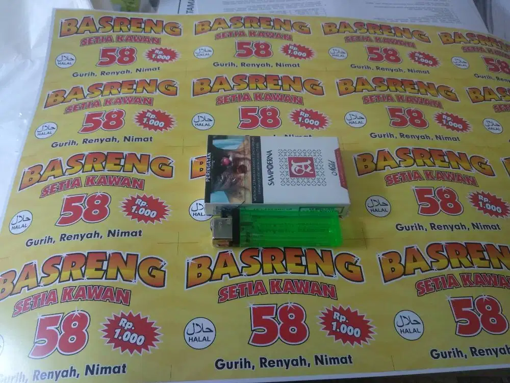 stiker lebel produk ( bekasi selatan ) 15ribu/lembar