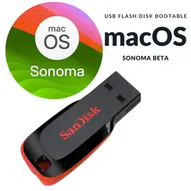 USB Flashdisk 2.0 16GB Installer Bootable macOS Sonoma Beta