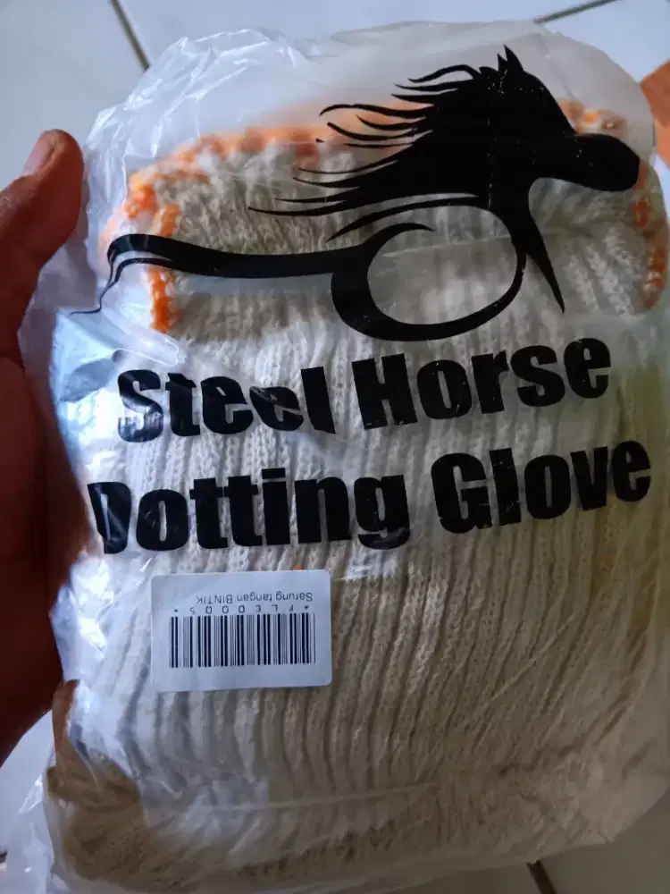 SARUNG TANGIN DOT KUNING STEEL HORSE