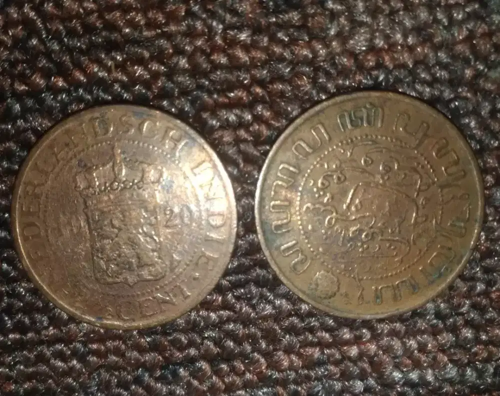 Koin benggol/2,5 cents tahun 1920 cocok buat di koleksi