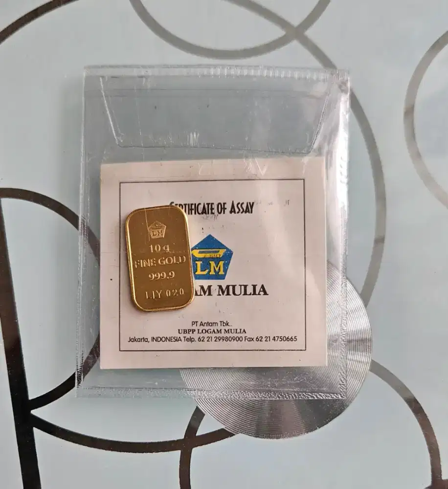 Dijual Emas Antam Logam Mulia LM 10 gram