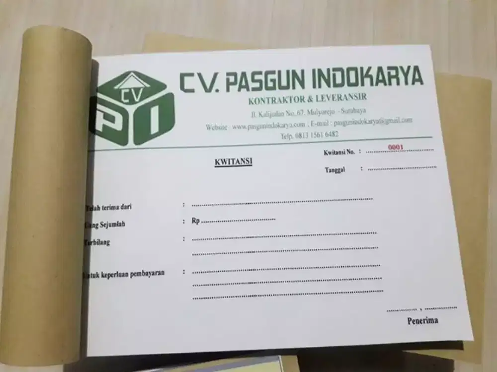 Cetak Nota custom 2 ply