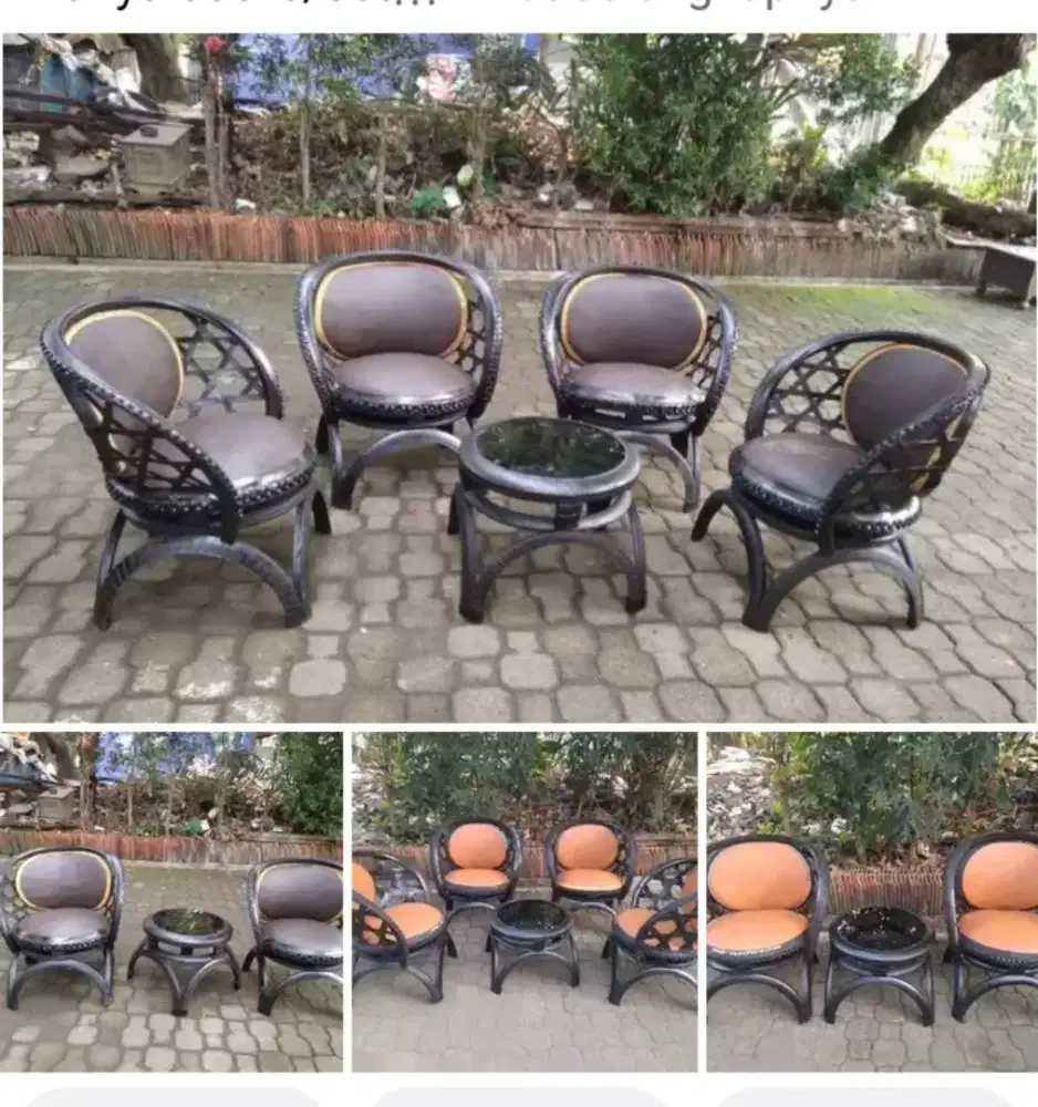 Kursi lenongan/betawian berbahan ban bukan jati