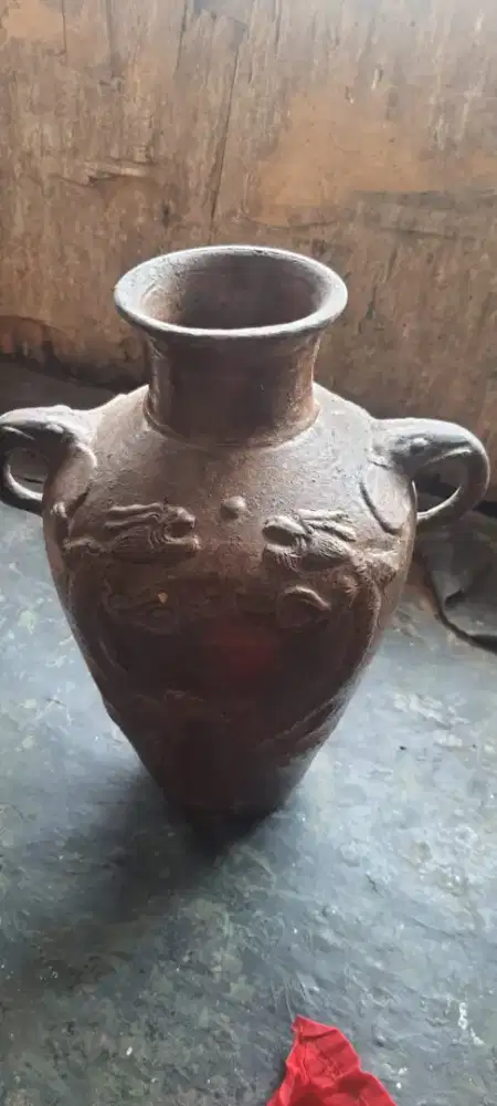 Barang Antik Guci 3pcs Bos' Lawas