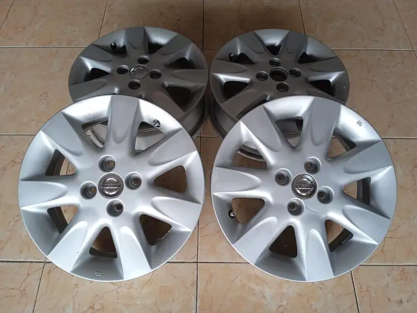 Velg Oem Nissan March R15 4x100 Jazz calya agya swift yaris brio