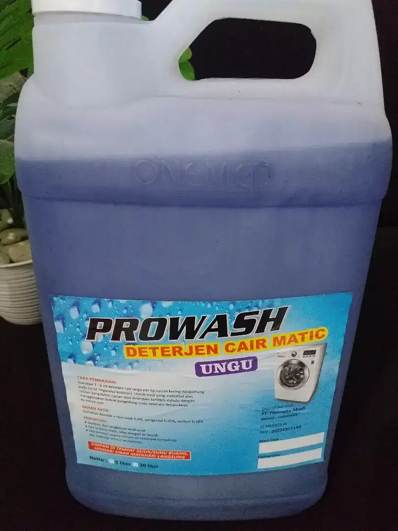 Prowash deterjen cair matic ungu