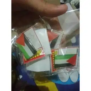 Pin Bendera Palestina Satuan Ecer