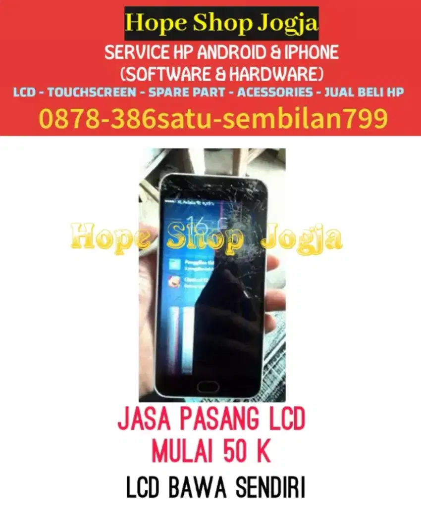 Service HP-Pasang baterai/LCD Vivo y91/y93/y95/y21s