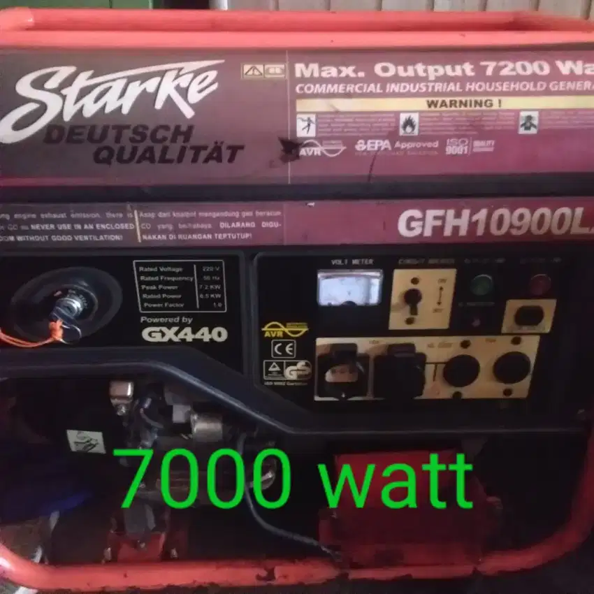 jual genset bensin 5000 firman watt dan rental genset