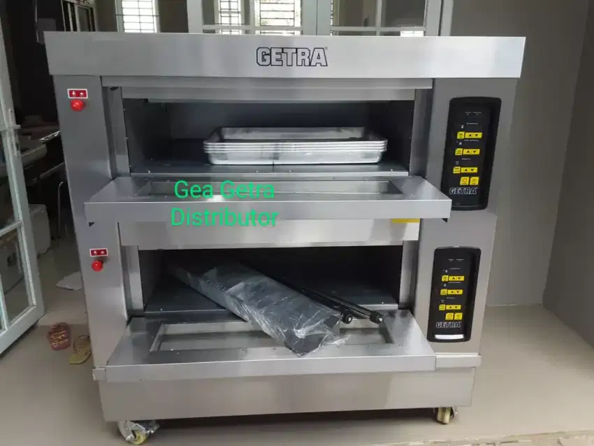 Oven pemanggang roti , kue digital otomatis baking gas RFL-24GD getra