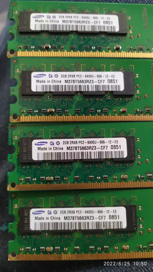 RAM Memory PC DDR2 PC6400 2GB