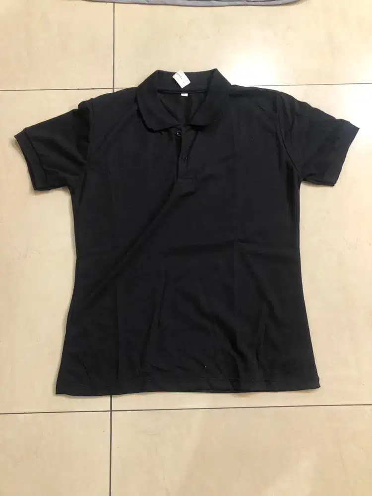 NEW MURMER Casual Plain Polo Tee