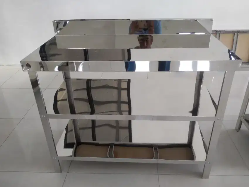 MEJA DAPUR SERBAGUNA STAINLESS STELL