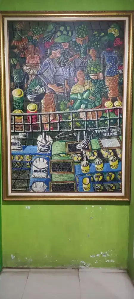 lukisan motif xx tinggi, lebar