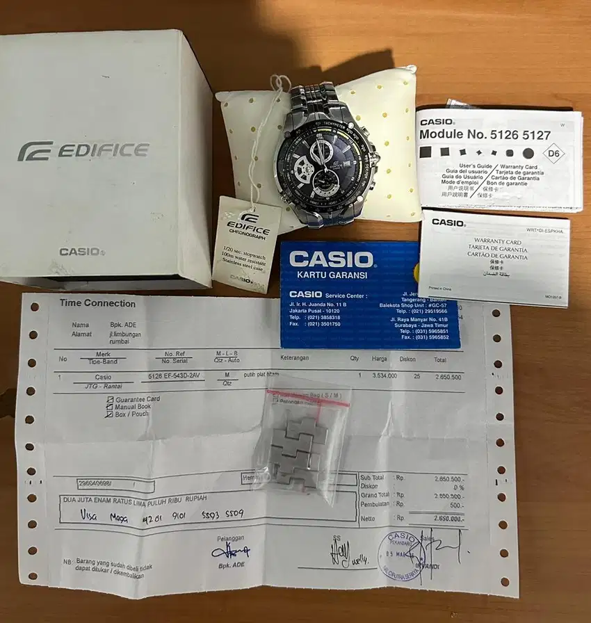 Casio Edifice JTG Rantai