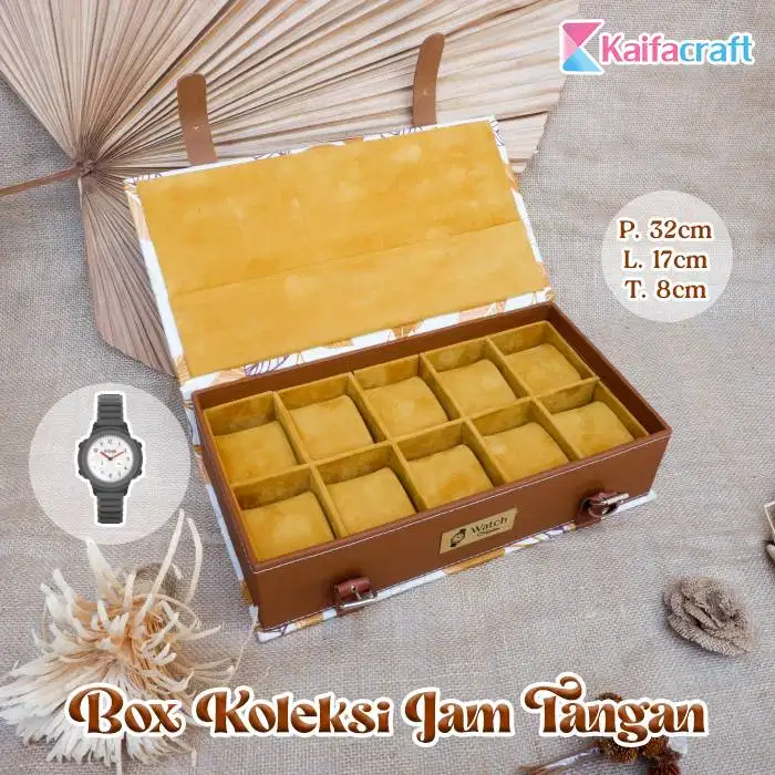 Box Koleksi/Packaging Jam Tangan Eksklusif Lapis Beragam Unik