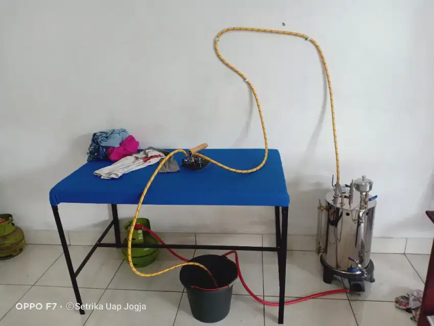 Mesin pengering laundry,setrika uap,mesin cuci,meja,timbangan
