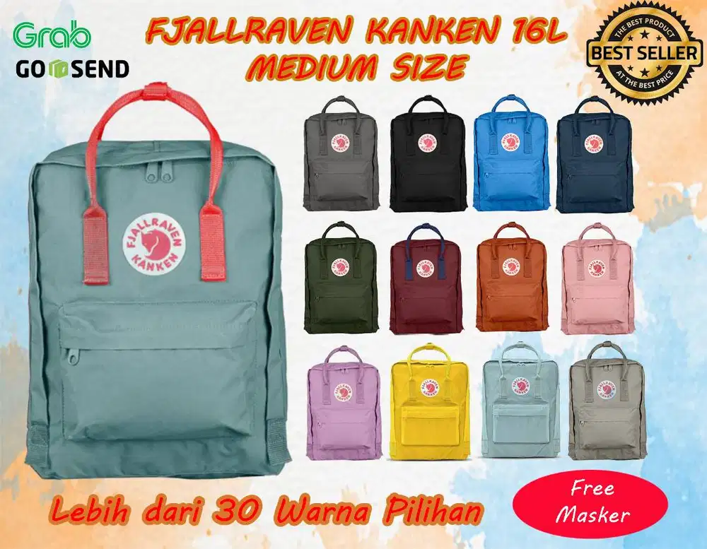 Fjallraven kanken Classic 16L standard/Tas sekolah/ Ransel outoor