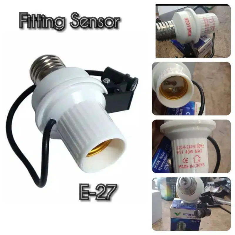 Fitting Sensor Led Lampu