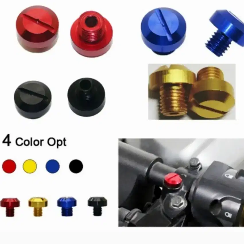 Baut Spion Motor - Baut Penutup Lubang Spion Motor Yamaha Honda
