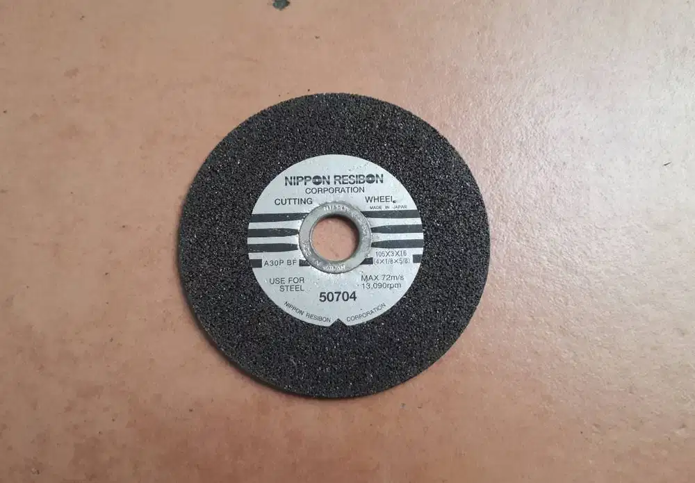 Nippon Resibon Cutting Wheel (for Steel) A-30-P BF 105x3x16 mm (A-657)