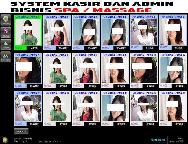 Software untuk Bisnis Spa Massage Bar