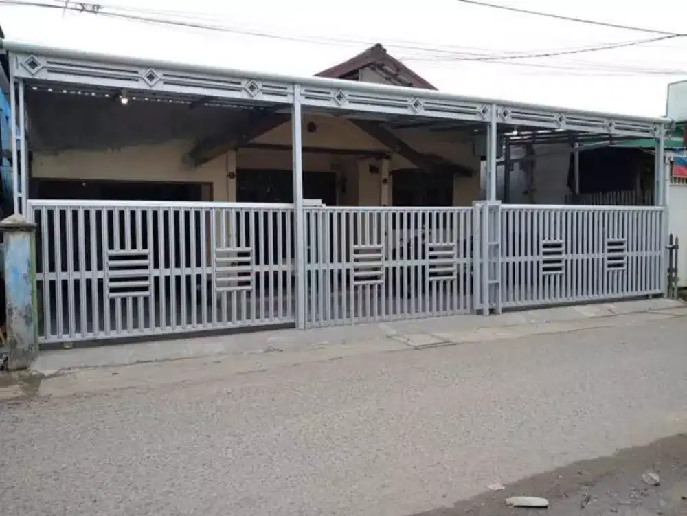 Tukang atap baja ringan kanopi pagar