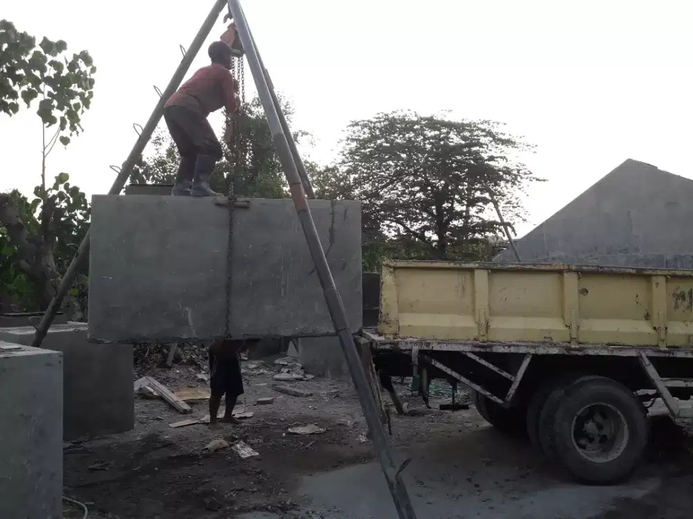 Tandon air beton sepitenk bus beton