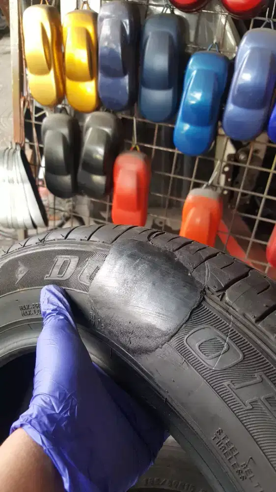 tambal ban tiptop sobek lubang robek benjol tip top rembes bandung