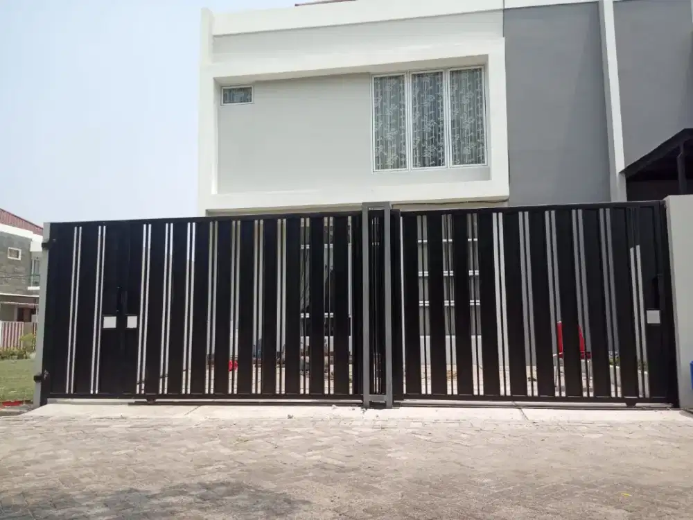 Pintu pagar besi minimalis termurah 4653