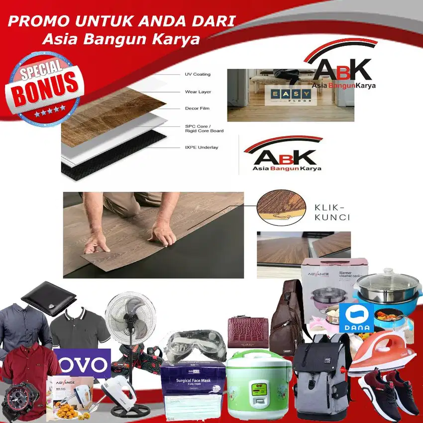 PROMO BONUS!! LANTAI VINYL BALIAN FLOORING DAN EASY FLOOR