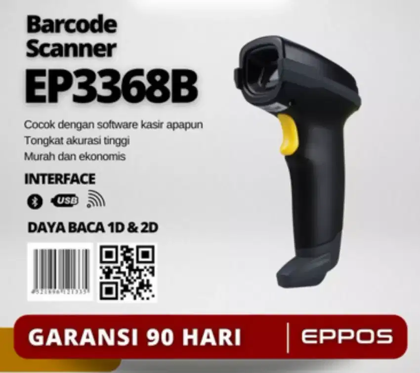 Scanner barcode wireless baru