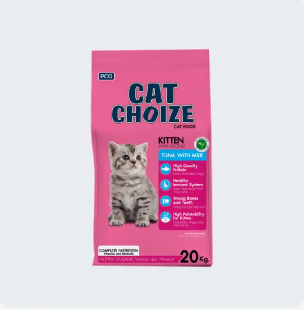 Catfood Cat Choize Kitten 20kg 20 kg tuna salmon makanan kucing murah