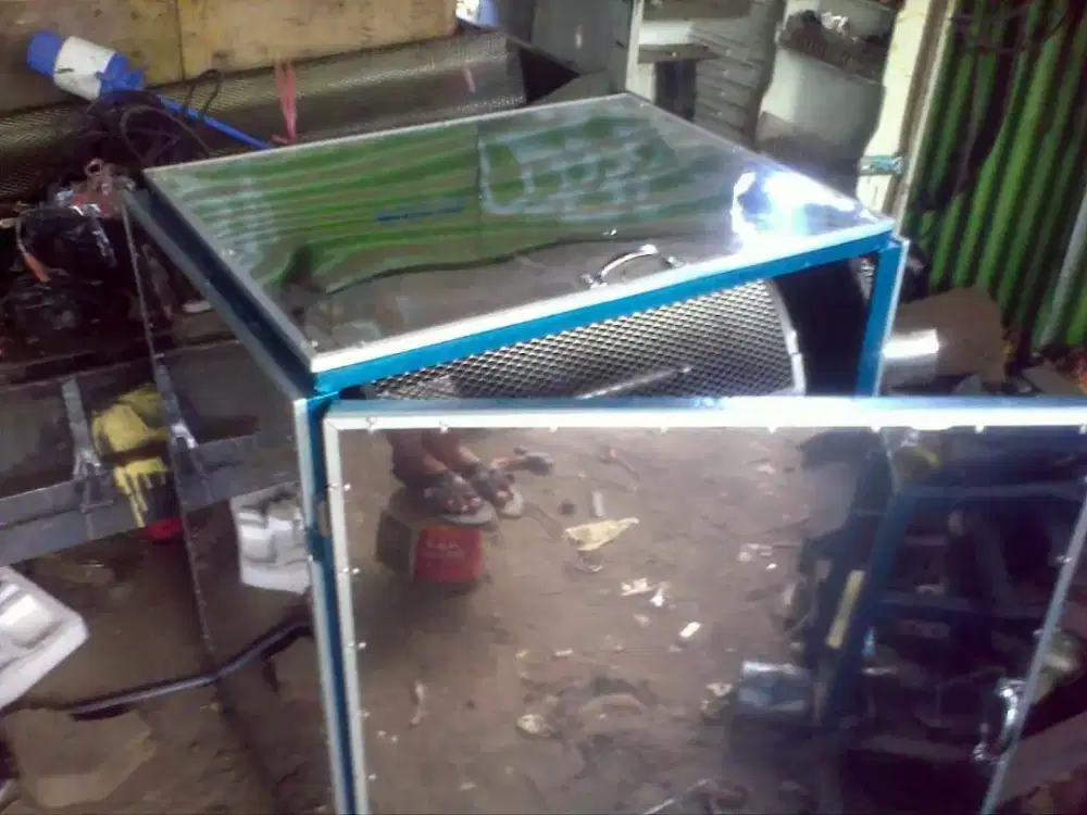 Mesin kupas kulit ari kacang