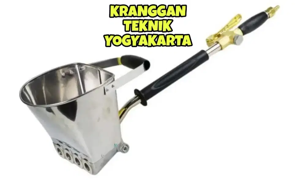 (KRANGGAN TEKNIK)alat lepo spray kompresor plester dinding tembok