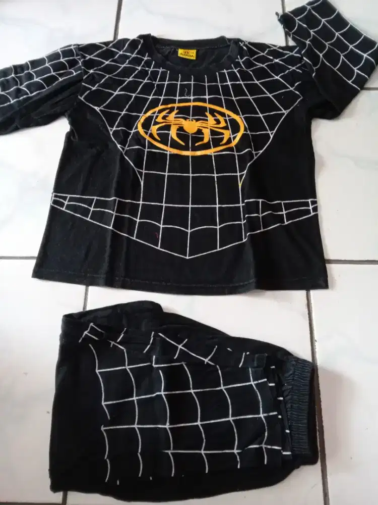 Aneka baju setelan spiderman