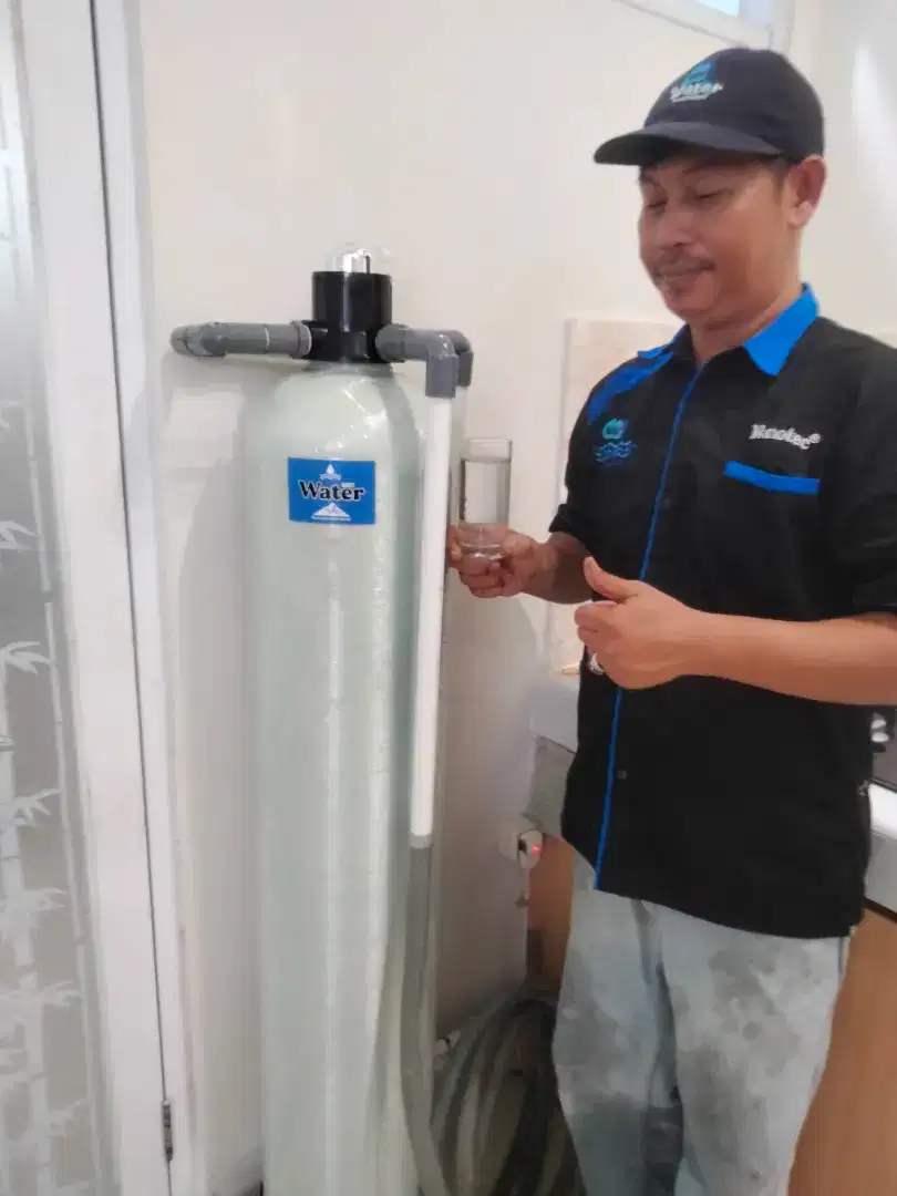 Alat filter saringan air pompa sumur bor tanah / PDAM PAM kuning keruh