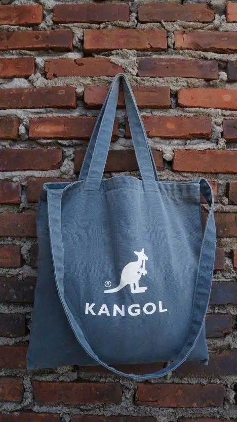 Tas Bahu Kangol Denim | Totebag Denim Kangol | Kangol Slempang
